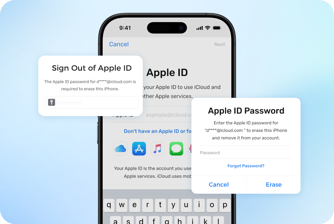 Remove Apple Account