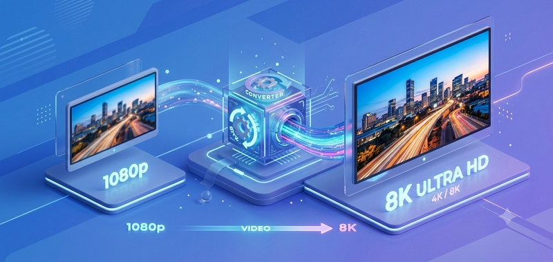 upscale 1080P video | 4K/8K Video Converter