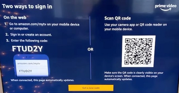 amazon.com/mytv | amazon.com/mytv how to sign in amazon prime video on smart tv