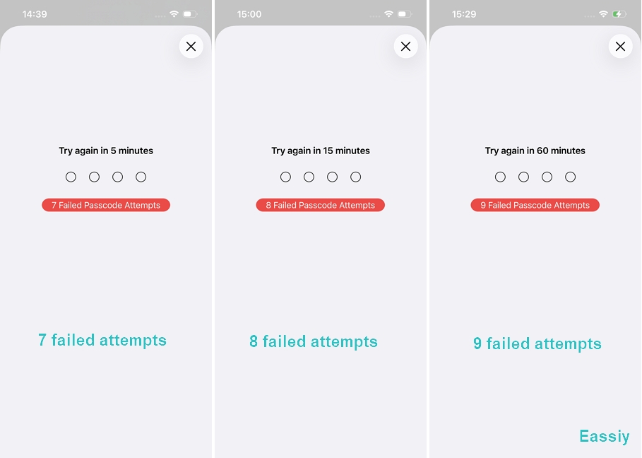7,8,9 failed attempts