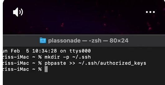 paste copied key | Unlock Mac with iPhone