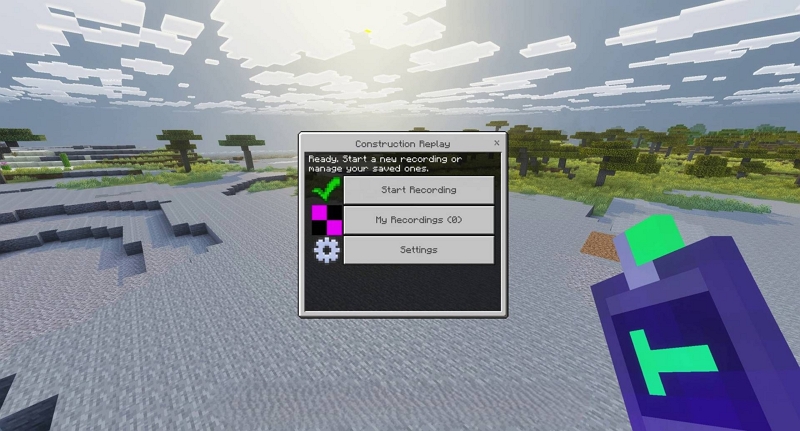 Construction Replay | Minecraft Recording Mods