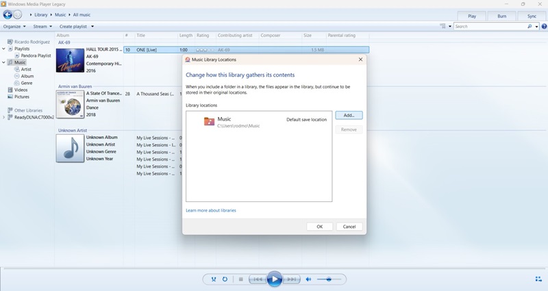 click Add | Make a Playlist on Pandora
