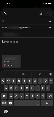 tap Send