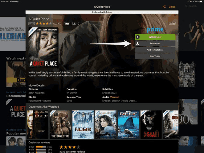 offline viewing | how to download Amazon Prime movies on Kindle Fire