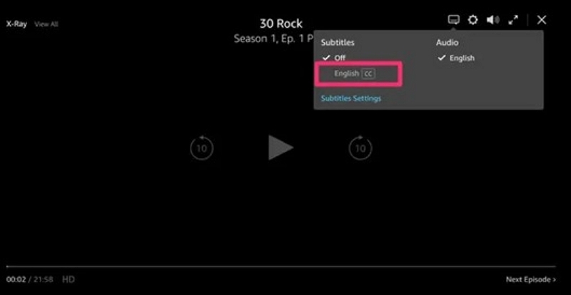 check if the subtitles | download subtitles from amazon prime 