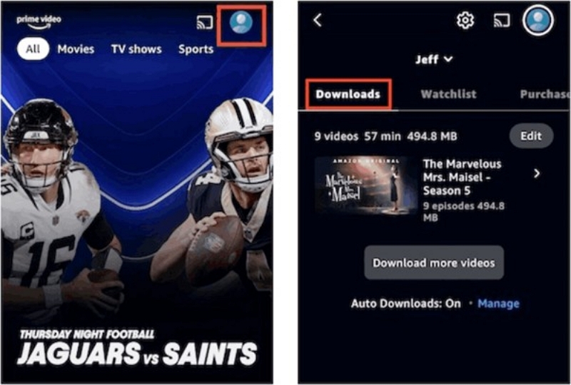 view your downloaded videos | download amazon prime video for pc