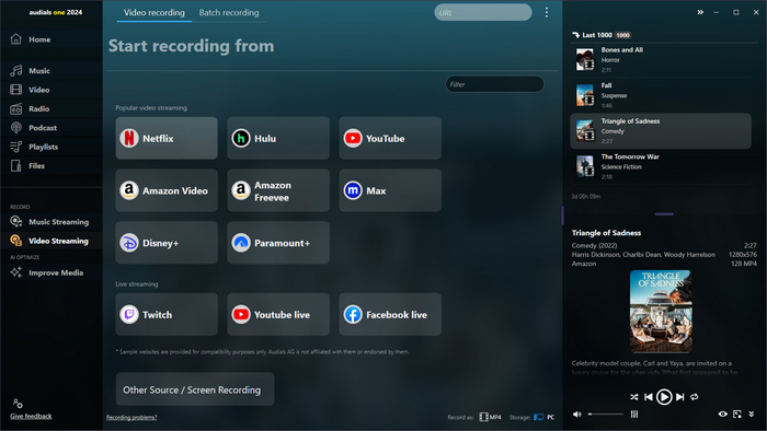 video streaming | record amazon prime video