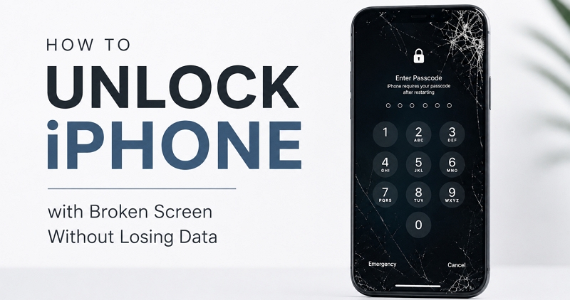 unlock unresponsive iPhone | Unlock iPhone with Broken Screen