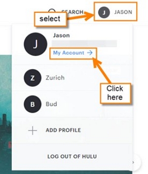 profile picture | how to cancel hulu on roku