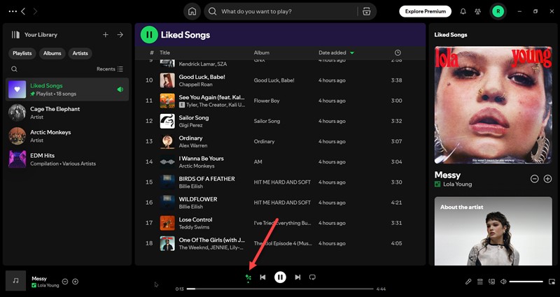 Smart Shuffle off | Remove All Liked Songs Spotify