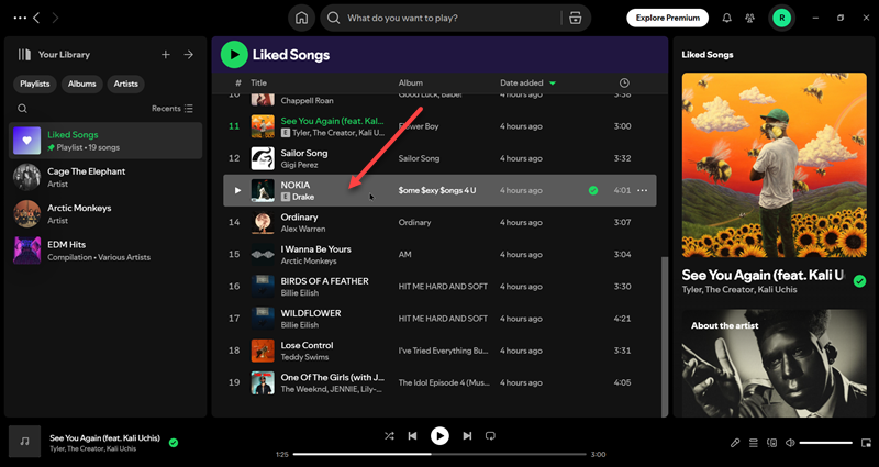 delete songs with keyboard | Remove All Liked Songs Spotify
