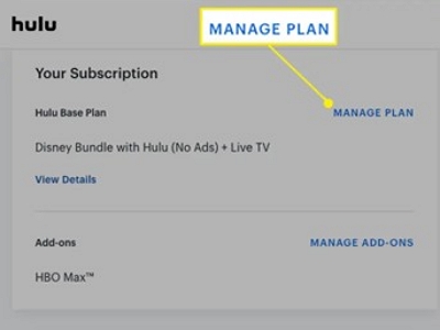 Manage Your Subscription | how to cancel hulu on roku