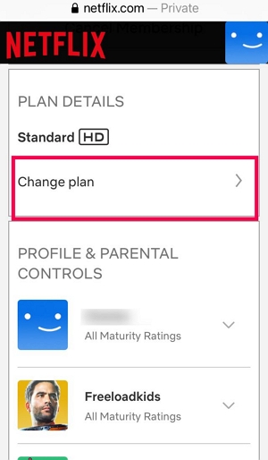 view available plans | netflix not working