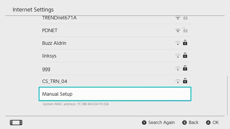 change DNS Settings | Play Spotify on Nintendo Switch