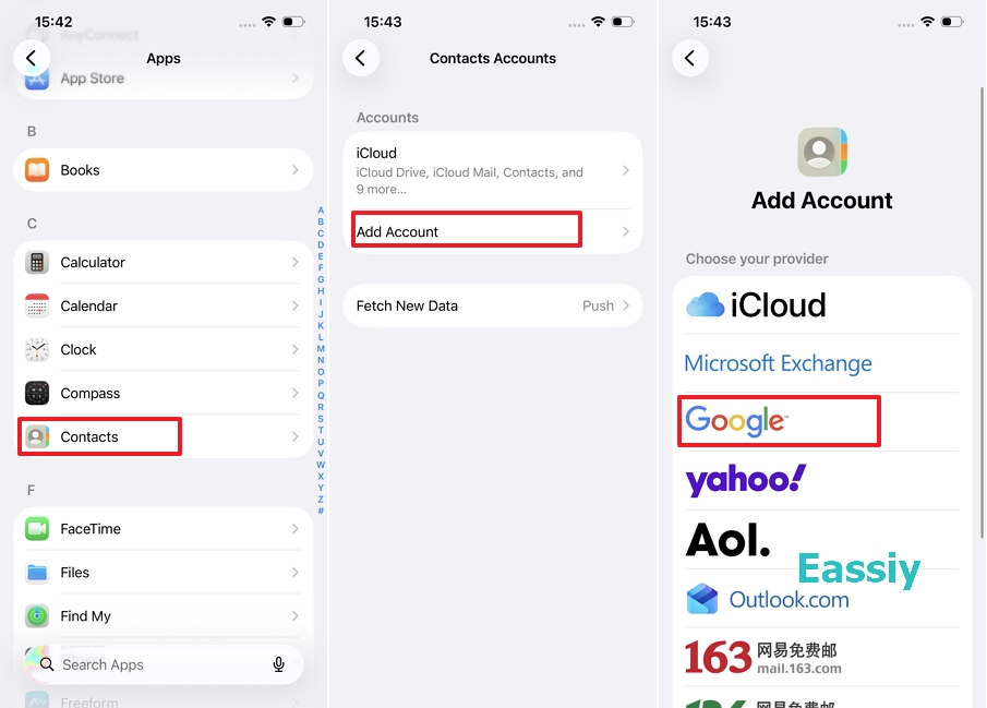 Make sure your iPhone contacts are syncing to your Google account