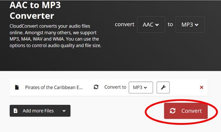 click Convert | M4A vs MP3
