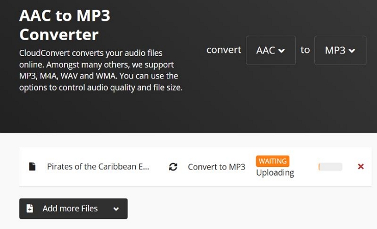 conversion process | M4A vs MP3