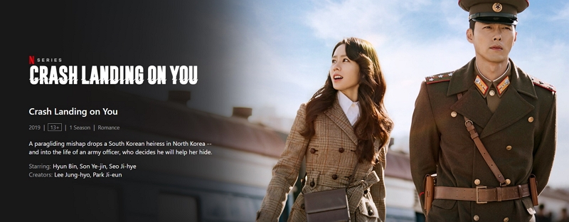 crash landing on you | best kdramas on netflix