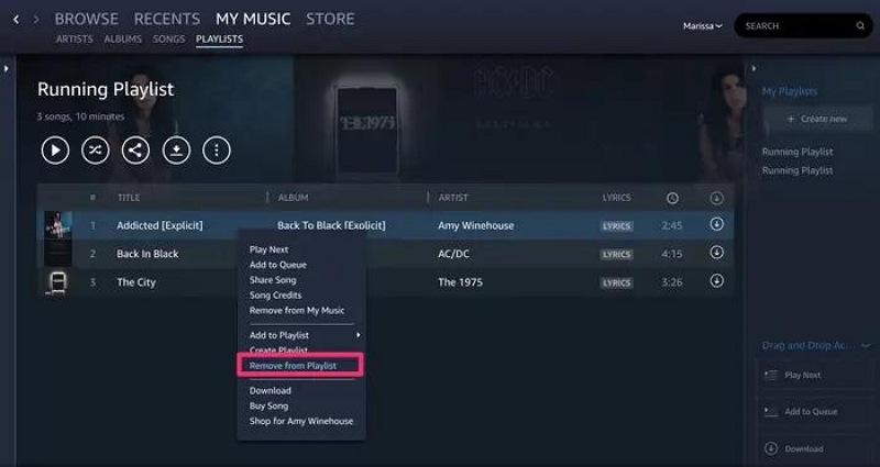 add to playlist | create a playlist on Amazon Music