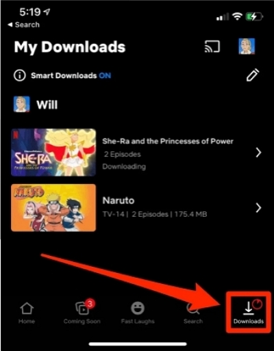 download process | how do i download series on netflix