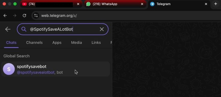 open SpotifySaveALotBot | Download Spotify Songs to MP3s Mac