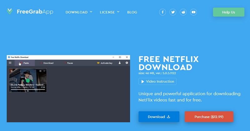 download process | freegrabapp netflix downloader