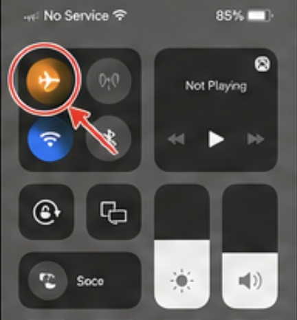 enable Airplane Mode