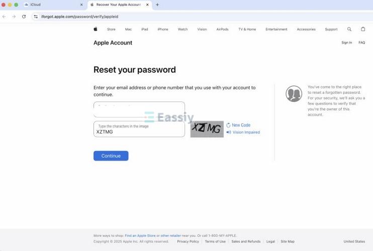 hit Continue | Factory Reset iPad Without Apple ID Password