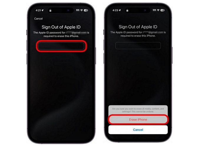 restart device | Factory Reset iPhone with Buttons