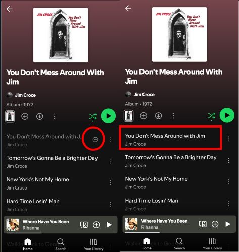 find grayed out track | Find Hidden Songs on Spotify