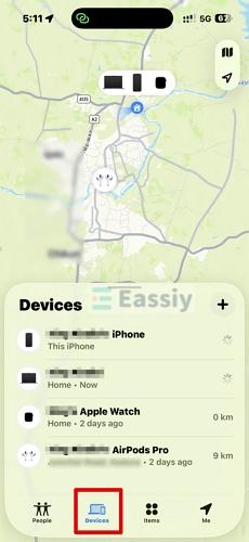 select Devices | Unlock iPhone with Broken Screen