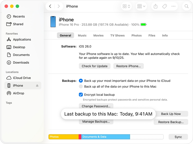 Check Your Last Computer Backup on Mac