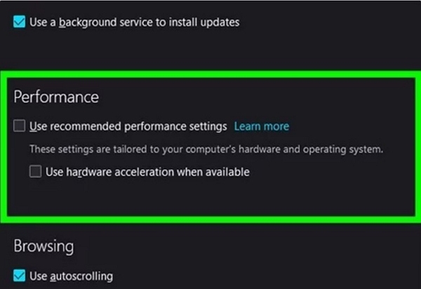 Turn off Hardware | how to screenshot netflix