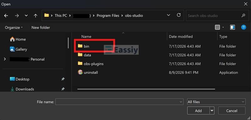 click Add | OBS Game Capture Not Working