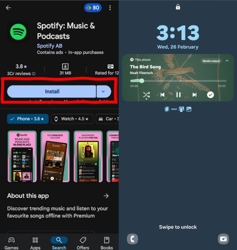 audio overlay back | Spotify Not Showing on Lock Screen