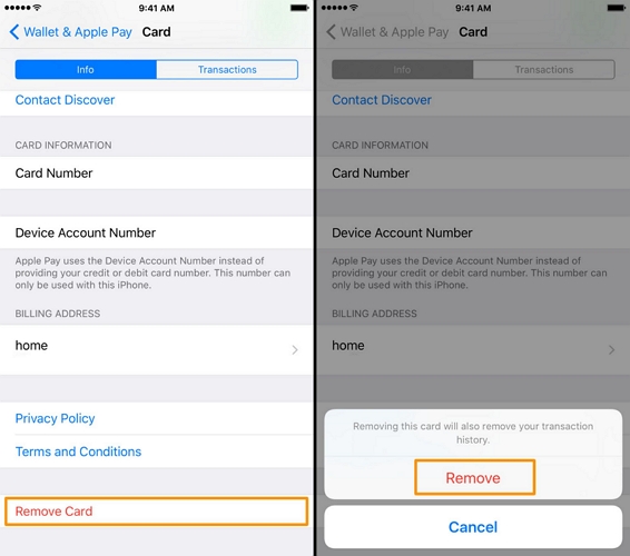tap Remove | Remove Passcode from iPhone