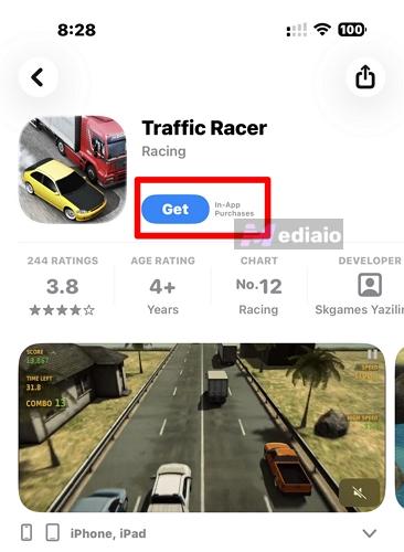 hit Get | Download Apps with Face ID