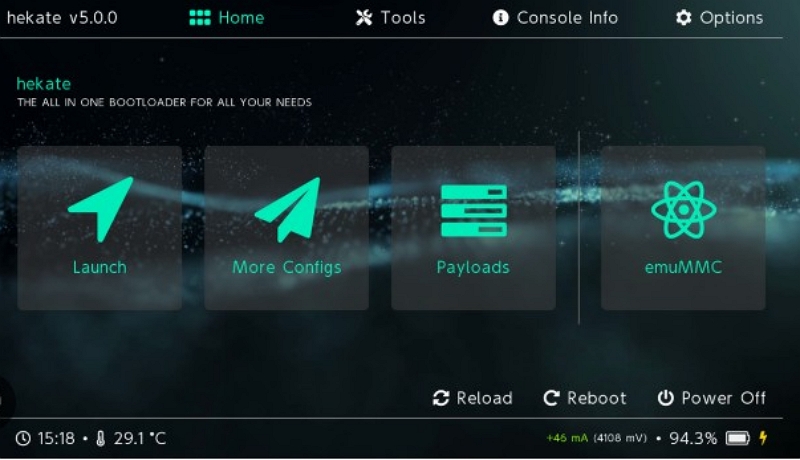 Hekate bootloader | can you download netflix on switch