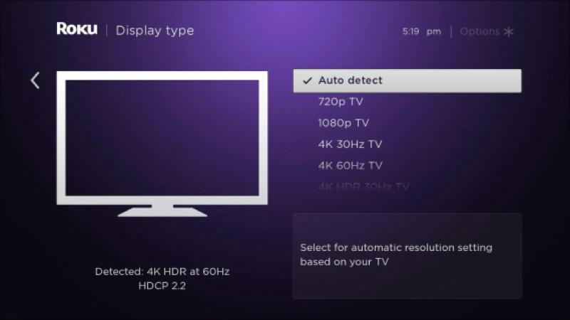 choose Display Type | Amazon Prime Video Quality