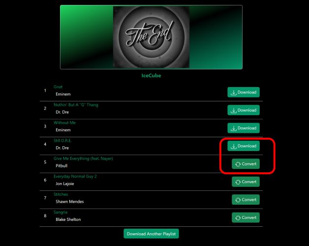 changed Download button | Download Music from Spotify to Computer