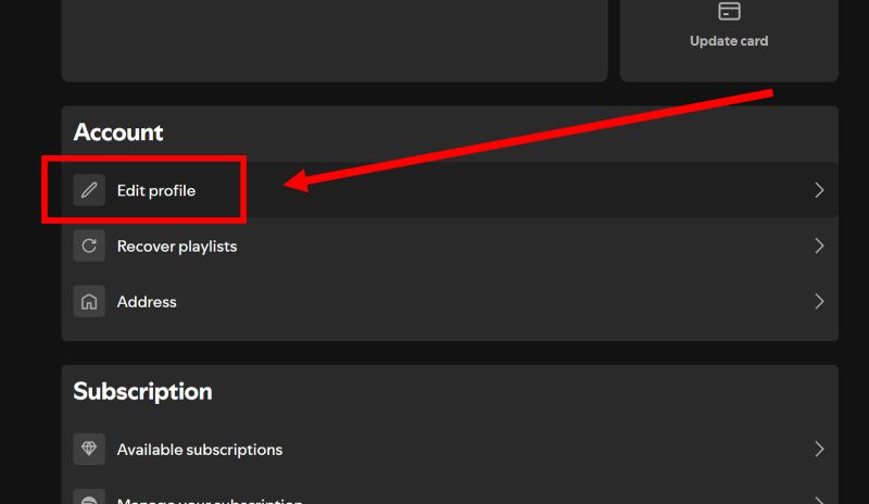 find Edit Profile | Find Username on Spotify