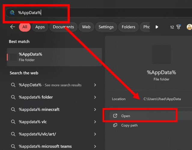 choose Open | Find Username on Spotify