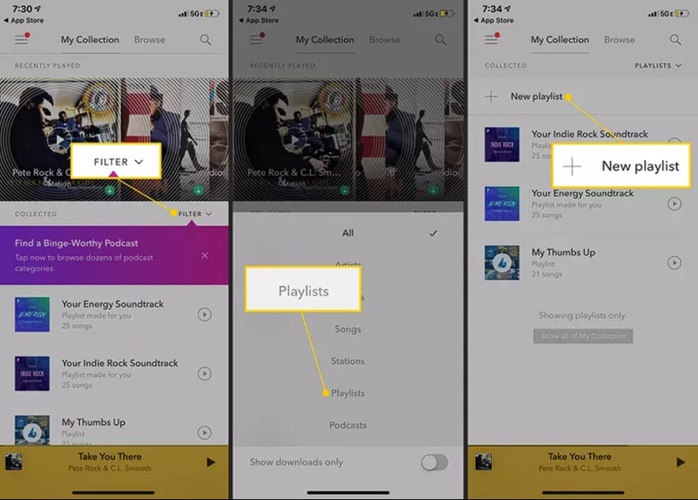 hold Next | Make a Playlist on Pandora