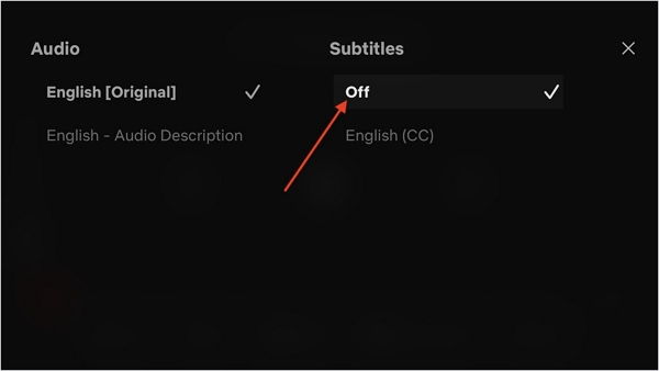 turn off your subtitle | turn off subtitles on netflix