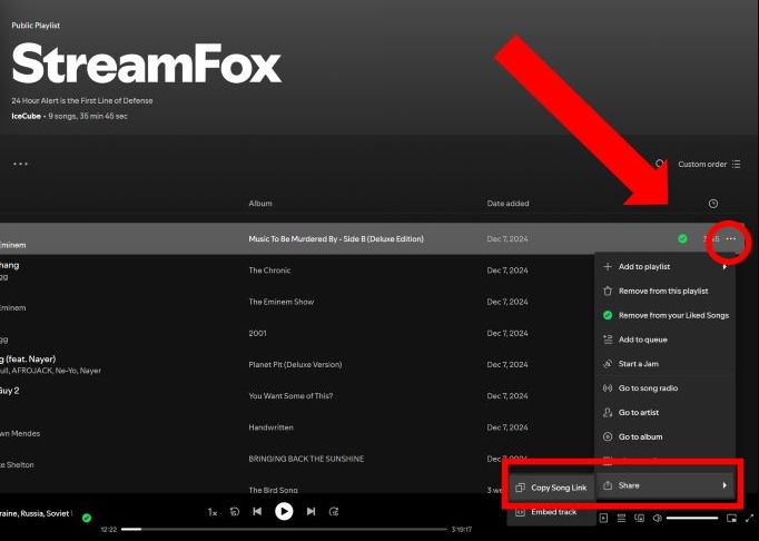 hit Copy Song Link | SpotifyMate
