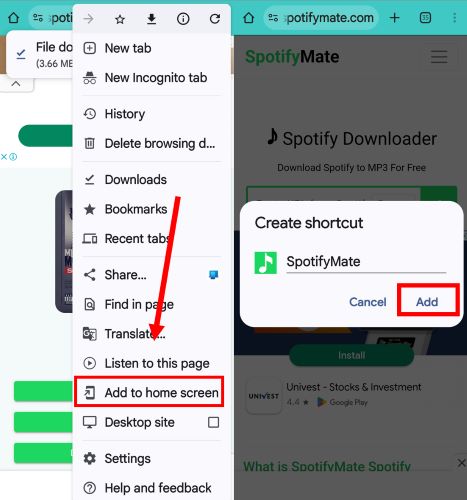 hit Add | SpotifyMate
