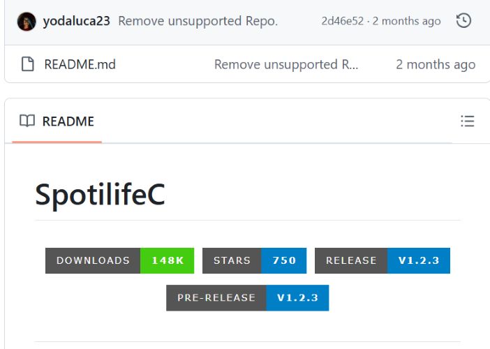 SpotCompiled GitHub repository | Spotify IPA