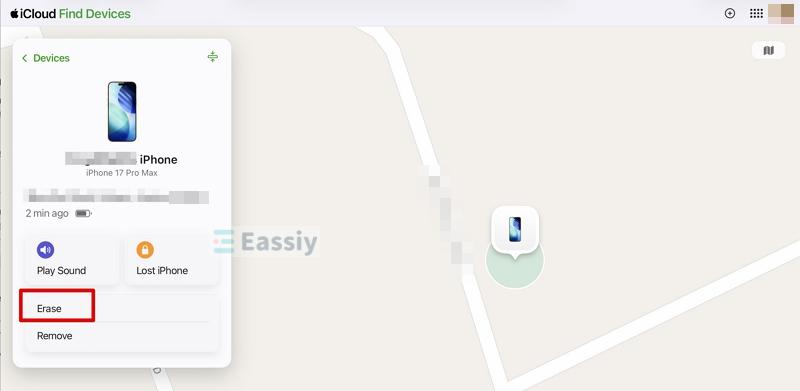 confirm Erase | Unlock iPhone with Broken Screen