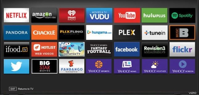 click Open | Get Spotify on VIZIO TV